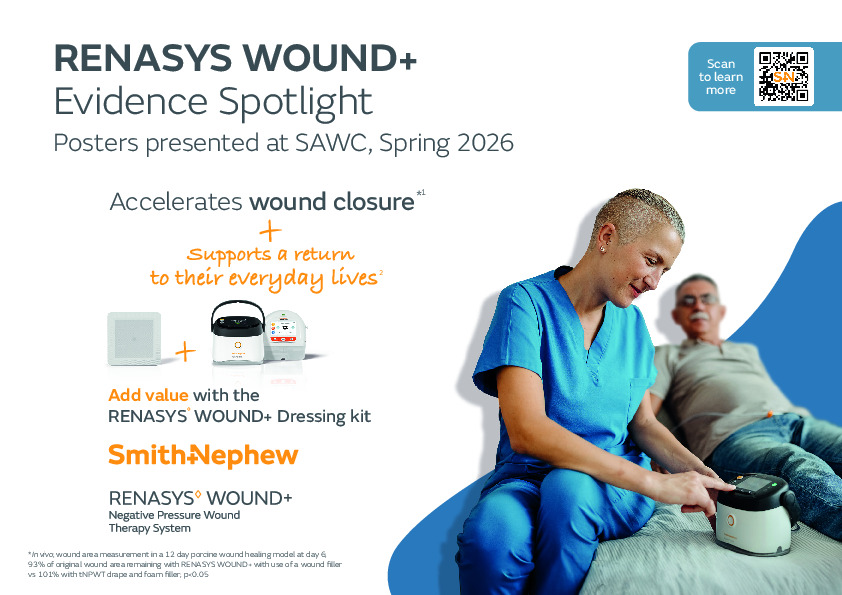 RENASYS WOUND+ Dressing Poster Booklet with Case Studies