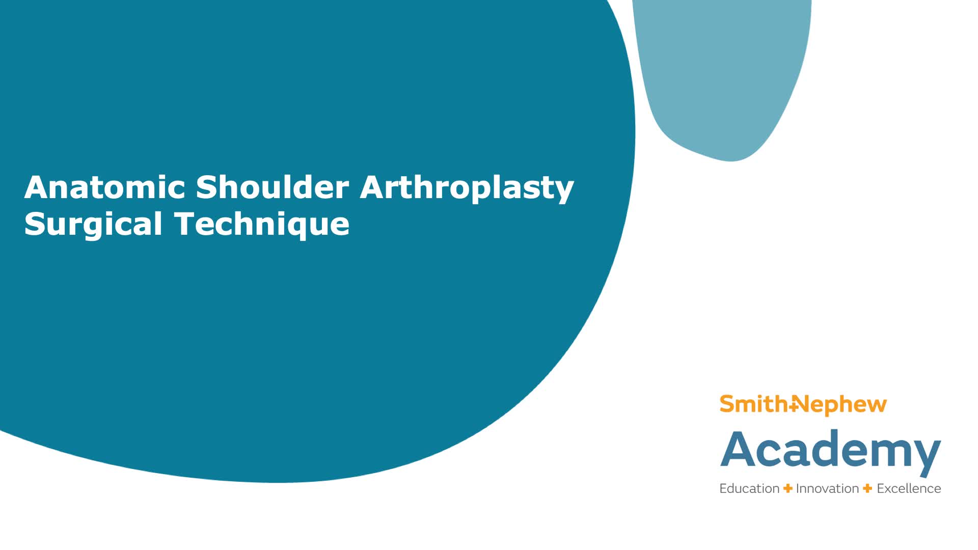 AETOS Shoulder System - Dr Ramsey - Anatomic Shoulder Arthroplasty technique