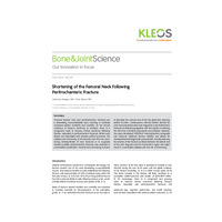 Shortening of the Femoral Neck Following Peritrochanteric Fracture