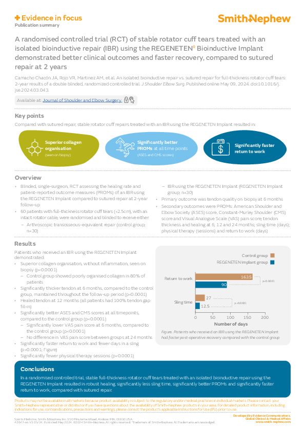 REGENETEN Evidence in focus Camacho-Chacon