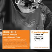 LEGION RK HK Finned Wedges Quick Reference Guide,LEGION RK Non-Bounce Offset Coupler Quick Reference Guide