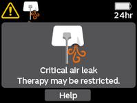 Critical air leak