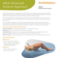 ABLE Approach Sales Sheet
