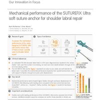 Bone&Joint Science: Mechanical performance of the SUTUREFIX ULTRA soft suture anchor for shoulder labral repair
