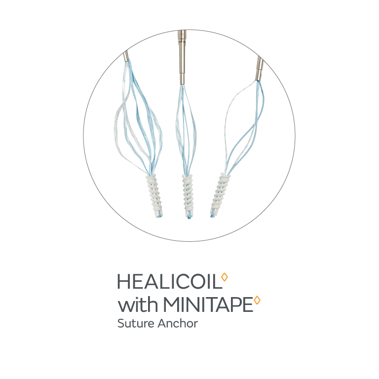 HEALICOIL MINITAPE Product Circle White