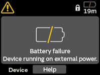 Battery failure
