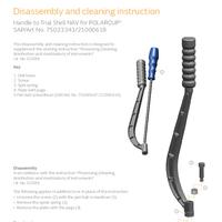 POLARCUP Disassembly and cleaning instruction for handle to trail shell