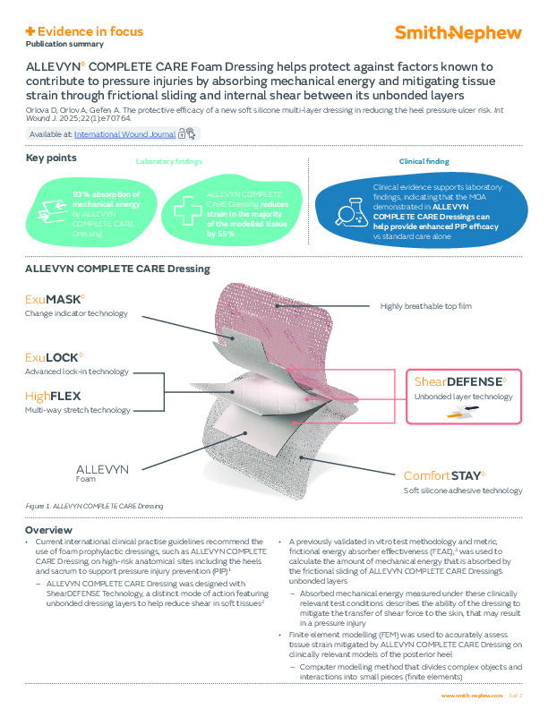 ALLEVYN COMPLETE CARE MOA EiF report