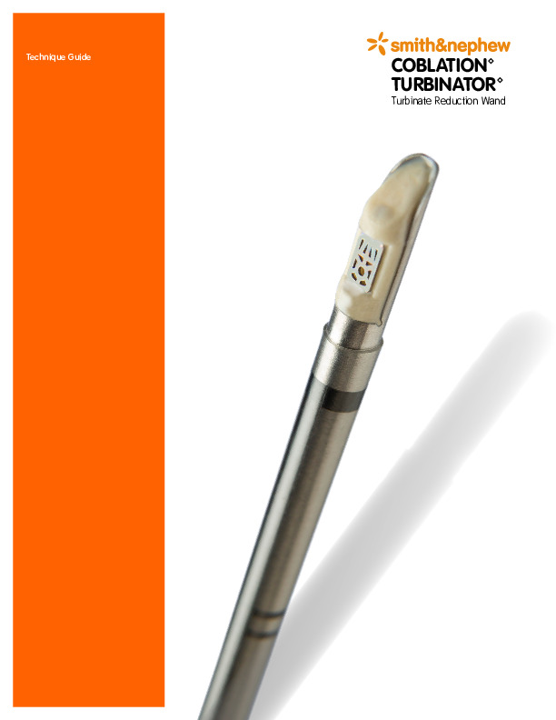 Surgical Technique: COBLATION™ TURBINATOR™ Turbinate Reduction Wand