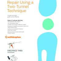 Meniscal Root Repair Using a Two-Tunnel Technique featuring FIRSTPASS MINI Suture Passer