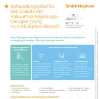 Behandlungspfad für die Versiegelungstherapie im ambulanten Bereich