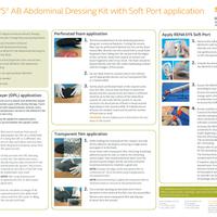 RENASYS AB Abdominal Dressing Kit with Soft Port application poster