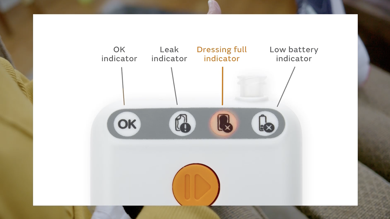pico dressing flashing orange Patient guide