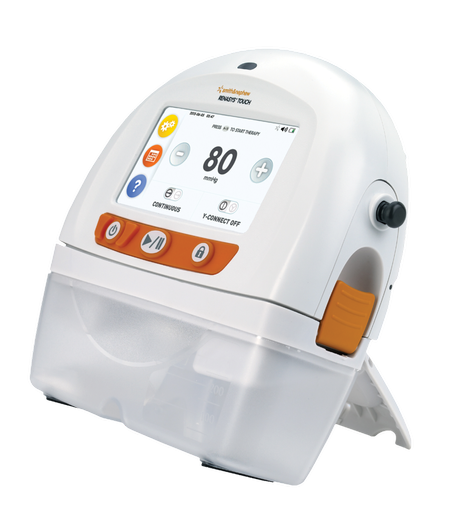 Renasys Touch Device 300 canister angle kickstand_Clinician_Home_Cont. Therapy Off.png