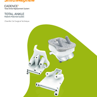 CADENCE Total Ankle System with TOTAL ANKLE Patient Matched Guides Surgical Technique