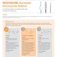 16201 Evidence in focus REGENESORB material summary 11/18