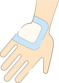Icon - Consumer - Hand with bandage 2