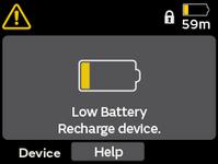 RENASYS EDGE_PATIENT web page_Low battery