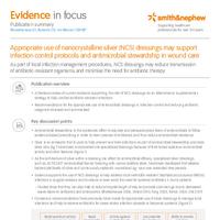 Evidence in focus: Appropriate use of nanocrystalline silver (NCS)...