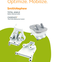 CADENCE with TOTAL ANKLE Patient-Matched Guides Brochure
