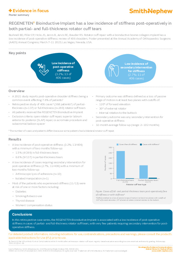 REGENETEN Evidence in focus Bushnell
