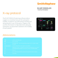 RI.HIP MODELER X-Ray Protocol