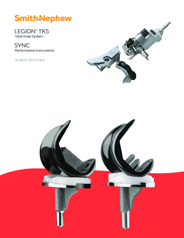 LEGION TKS with SYNC Instruments Surgical Technique