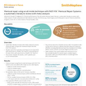 39838-en V1 FAST-FIX Meniscal Repair Systems Evidence in focus Johnson Evidence 0623