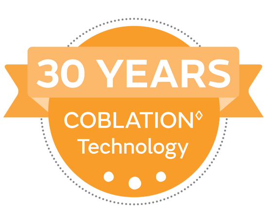 Slide8 30 years COBLATION-badge