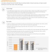 ACTICOAT Nanocrystalline Silver Dressings were estimated to be cost saving compared with other silver delivery systems for managing partial thickness burns